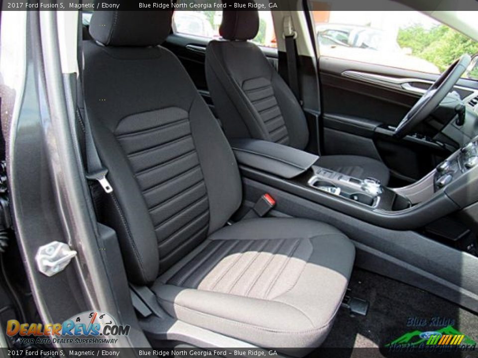 2017 Ford Fusion S Magnetic / Ebony Photo #15