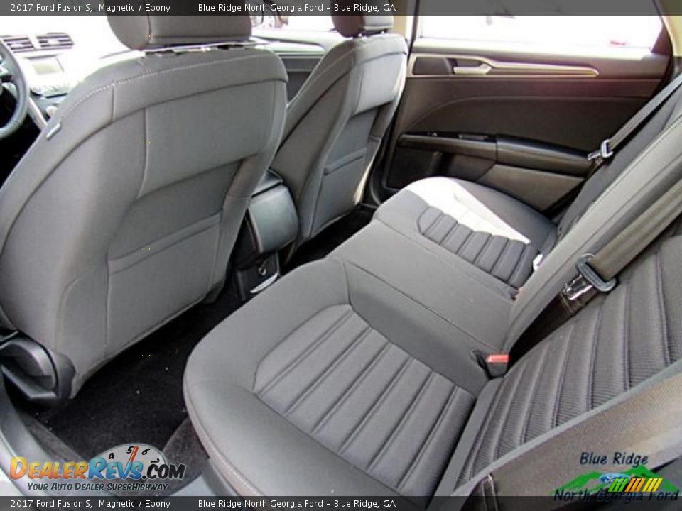 2017 Ford Fusion S Magnetic / Ebony Photo #16