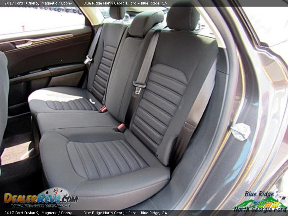 2017 Ford Fusion S Magnetic / Ebony Photo #17