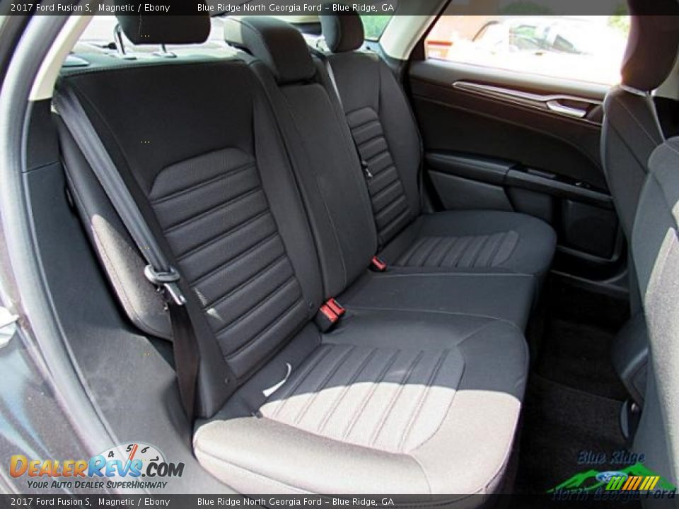 2017 Ford Fusion S Magnetic / Ebony Photo #19