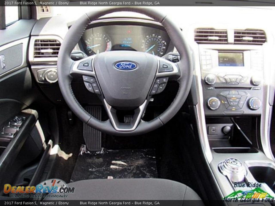 2017 Ford Fusion S Magnetic / Ebony Photo #21