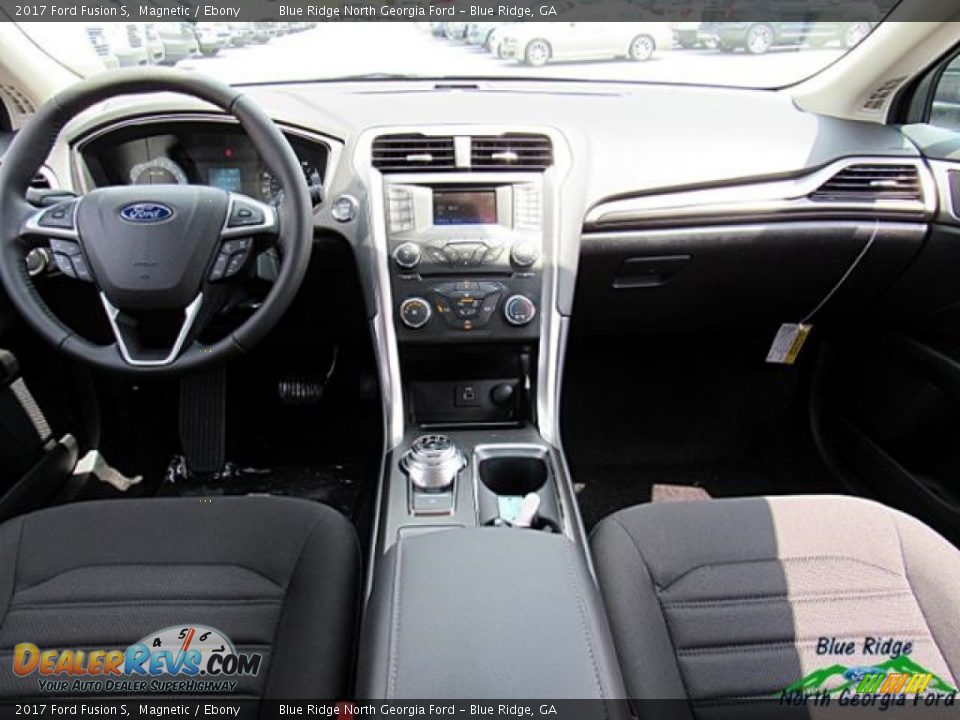 2017 Ford Fusion S Magnetic / Ebony Photo #22
