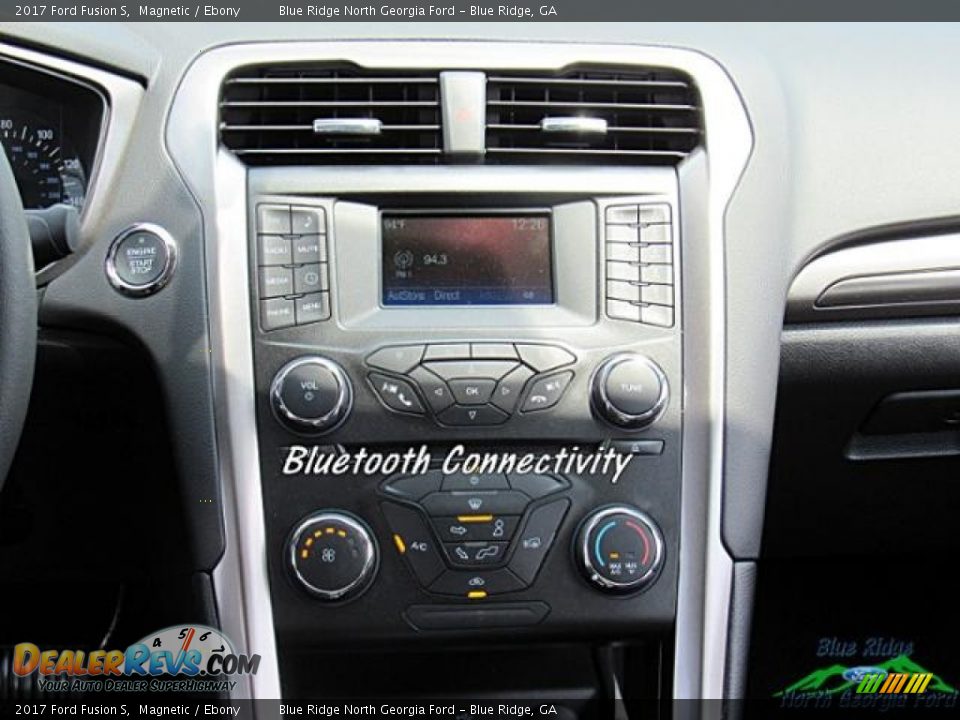 2017 Ford Fusion S Magnetic / Ebony Photo #25