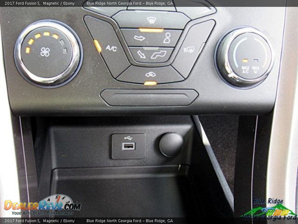 2017 Ford Fusion S Magnetic / Ebony Photo #27