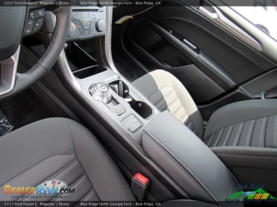 2017 Ford Fusion S Magnetic / Ebony Photo #30