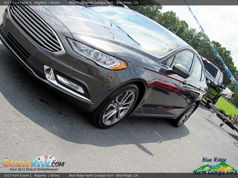 2017 Ford Fusion S Magnetic / Ebony Photo #33