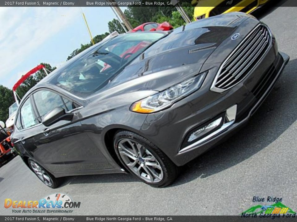 2017 Ford Fusion S Magnetic / Ebony Photo #34