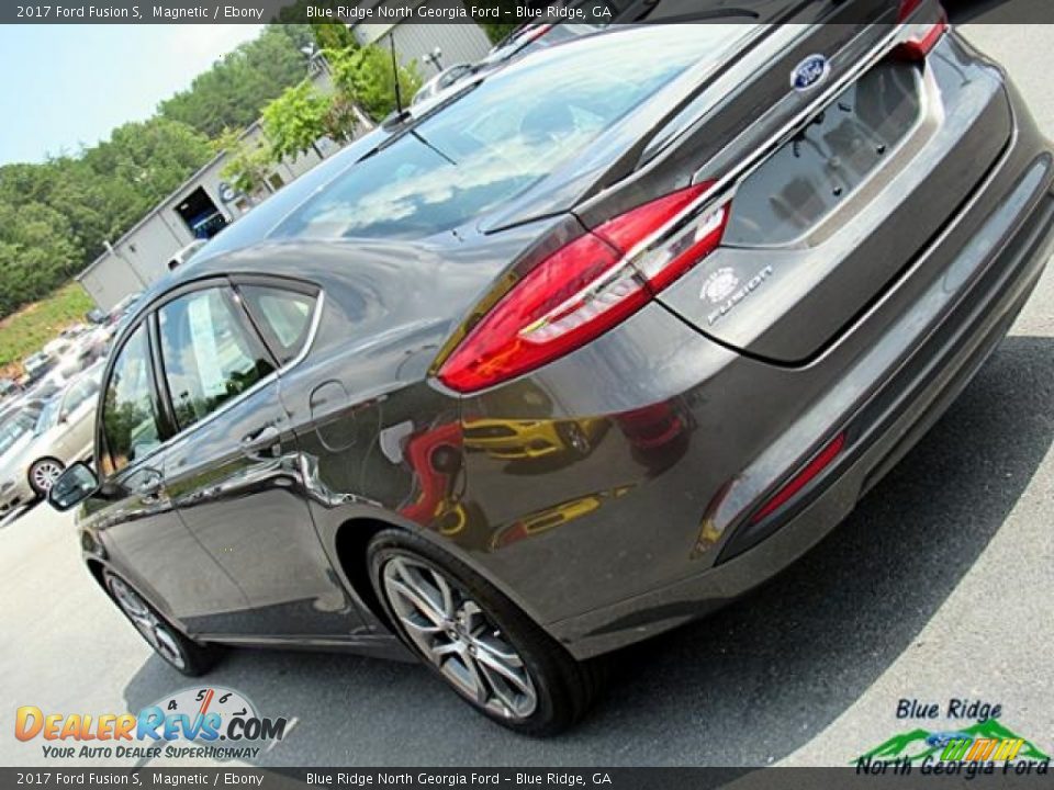 2017 Ford Fusion S Magnetic / Ebony Photo #36
