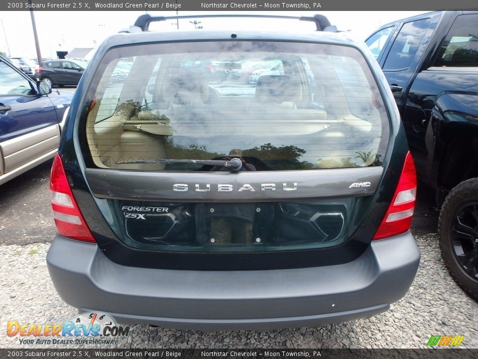 2003 Subaru Forester 2.5 X Woodland Green Pearl / Beige Photo #3