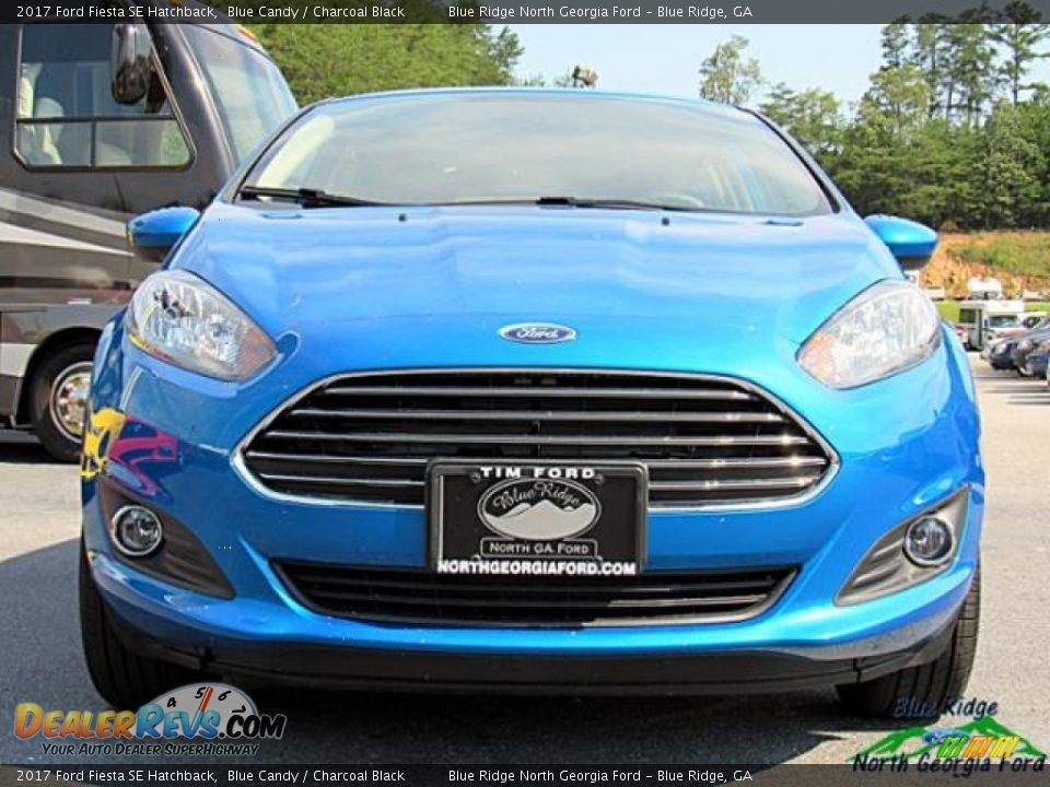 2017 Ford Fiesta SE Hatchback Blue Candy / Charcoal Black Photo #4