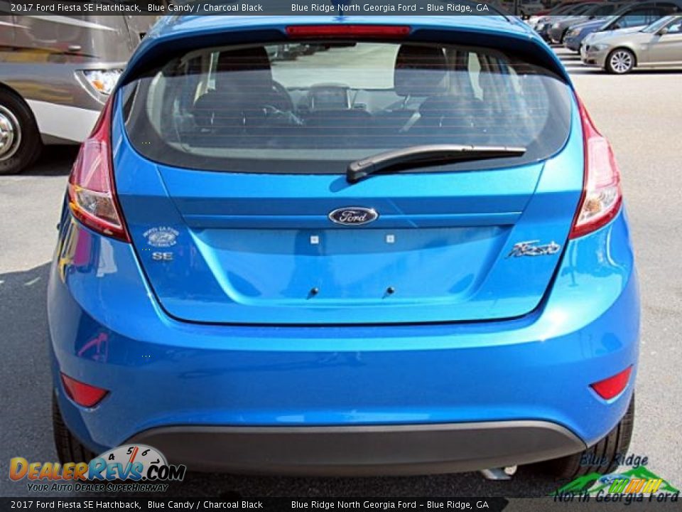 2017 Ford Fiesta SE Hatchback Blue Candy / Charcoal Black Photo #5