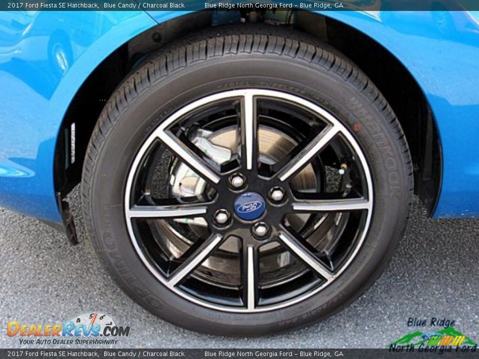 2017 Ford Fiesta SE Hatchback Blue Candy / Charcoal Black Photo #9