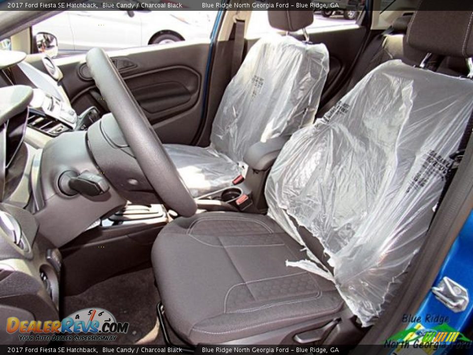 2017 Ford Fiesta SE Hatchback Blue Candy / Charcoal Black Photo #11