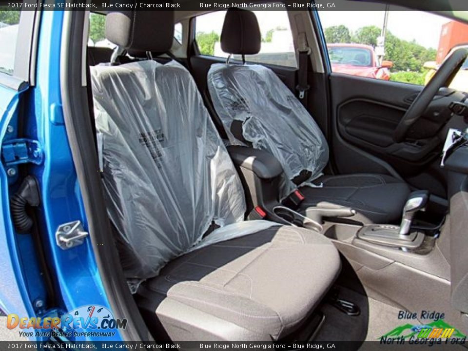 2017 Ford Fiesta SE Hatchback Blue Candy / Charcoal Black Photo #12