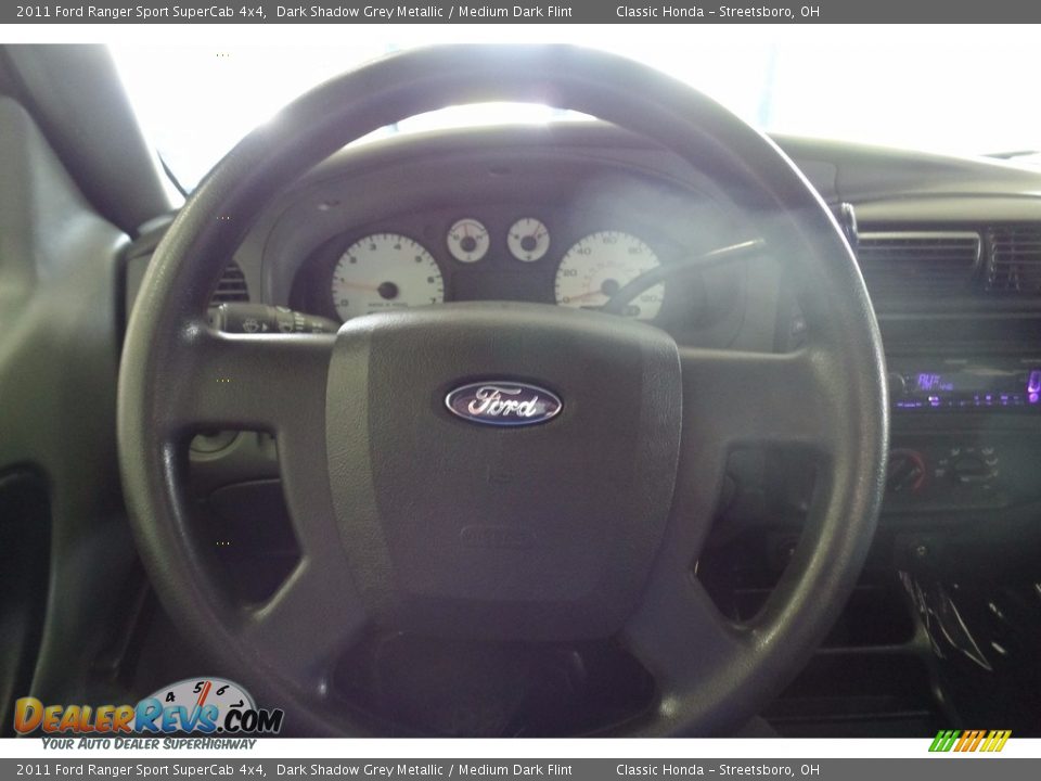 2011 Ford Ranger Sport SuperCab 4x4 Dark Shadow Grey Metallic / Medium Dark Flint Photo #27