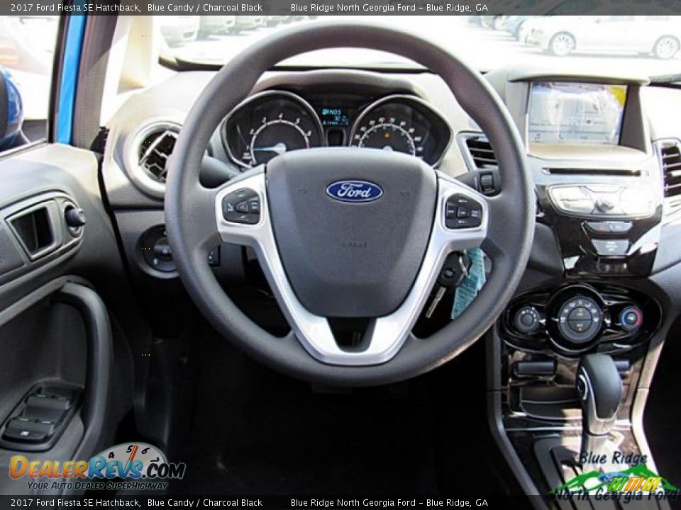 2017 Ford Fiesta SE Hatchback Blue Candy / Charcoal Black Photo #16