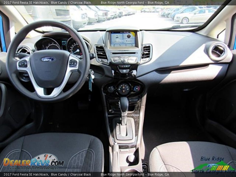 2017 Ford Fiesta SE Hatchback Blue Candy / Charcoal Black Photo #17