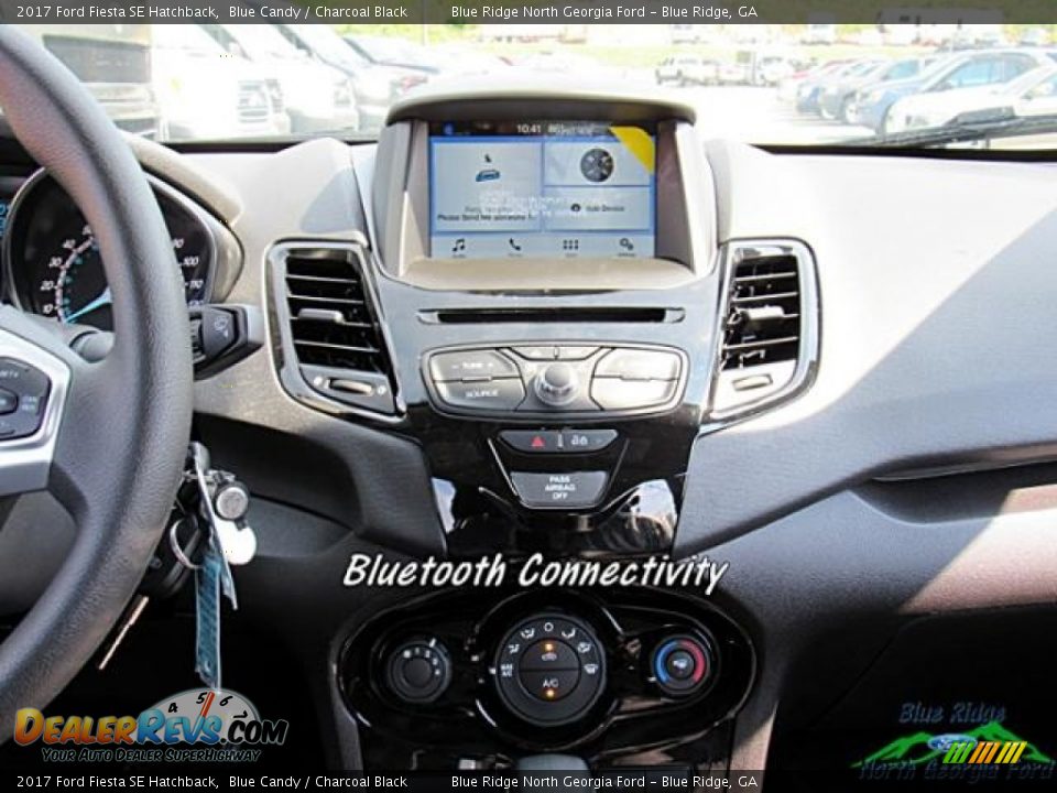 2017 Ford Fiesta SE Hatchback Blue Candy / Charcoal Black Photo #19