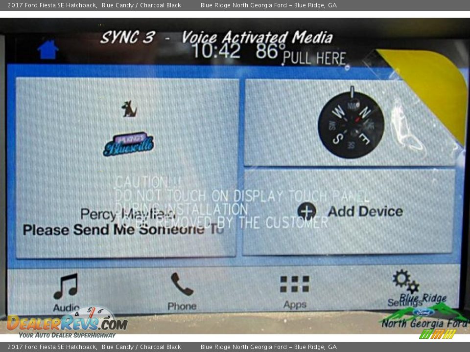 2017 Ford Fiesta SE Hatchback Blue Candy / Charcoal Black Photo #20