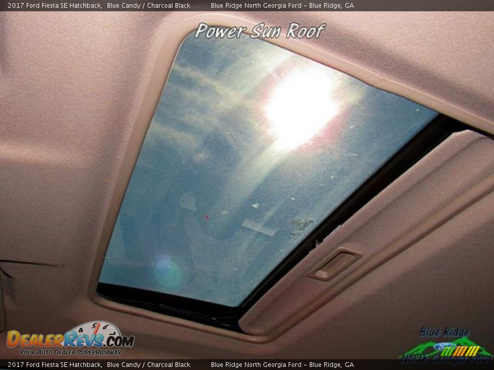 2017 Ford Fiesta SE Hatchback Blue Candy / Charcoal Black Photo #23