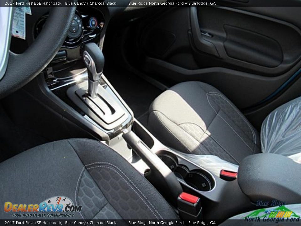 2017 Ford Fiesta SE Hatchback Blue Candy / Charcoal Black Photo #24