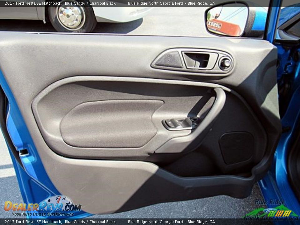 2017 Ford Fiesta SE Hatchback Blue Candy / Charcoal Black Photo #27