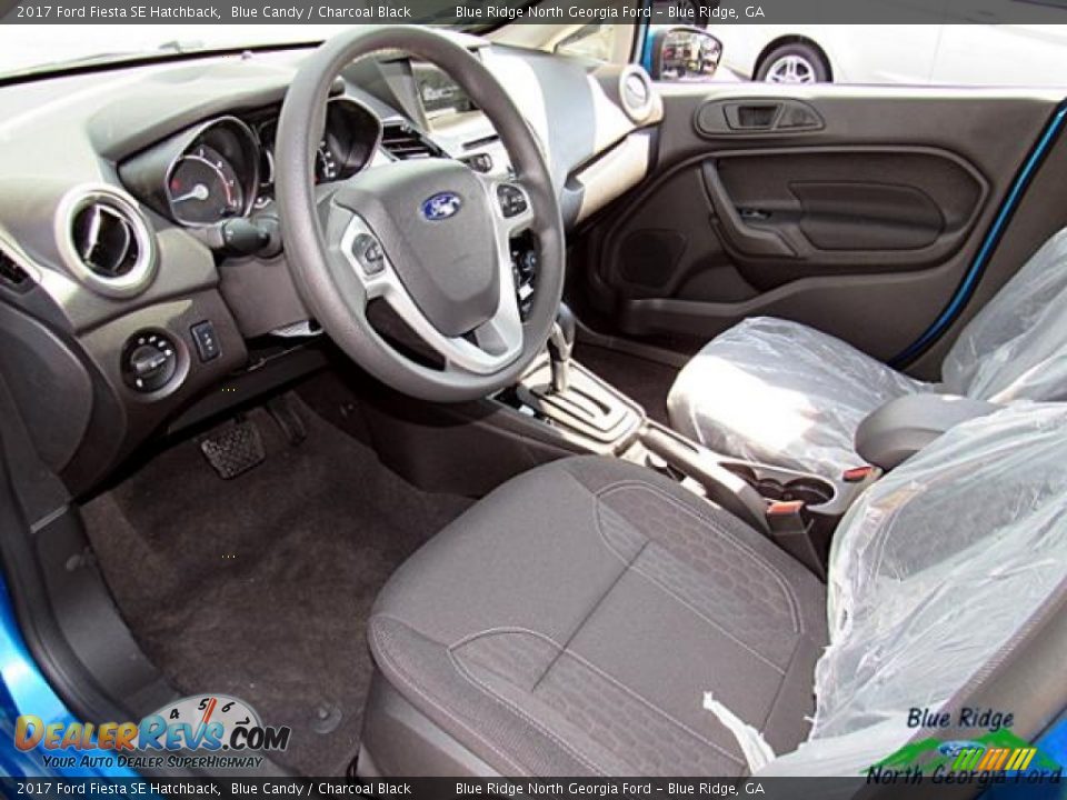 2017 Ford Fiesta SE Hatchback Blue Candy / Charcoal Black Photo #28