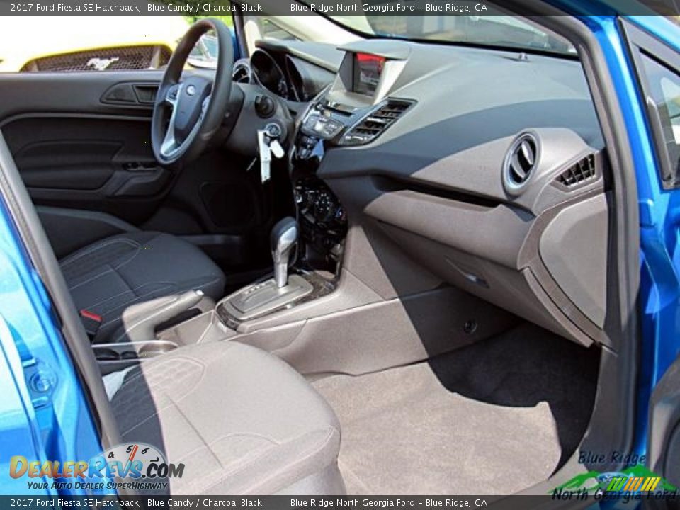 2017 Ford Fiesta SE Hatchback Blue Candy / Charcoal Black Photo #29