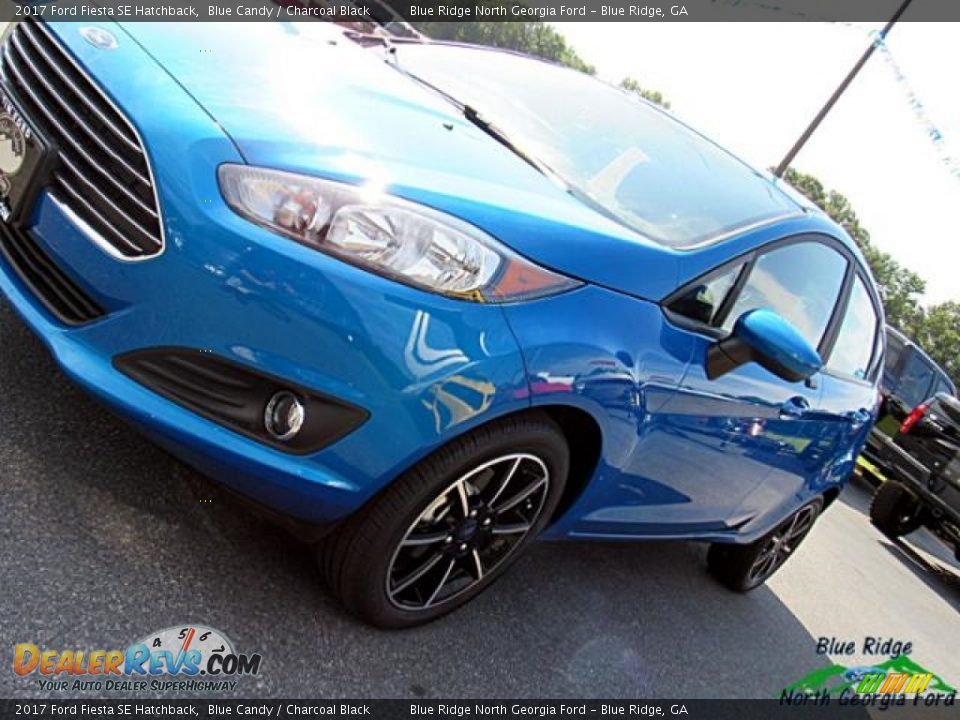 2017 Ford Fiesta SE Hatchback Blue Candy / Charcoal Black Photo #32