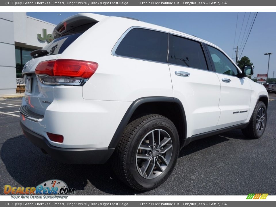 2017 Jeep Grand Cherokee Limited Bright White / Black/Light Frost Beige Photo #7