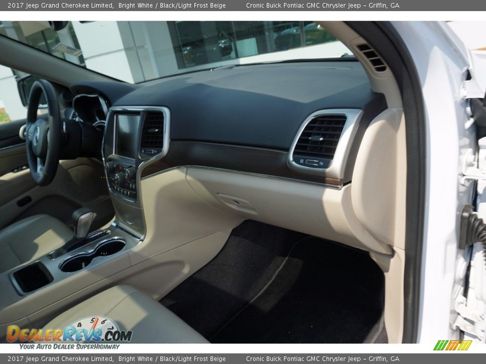 2017 Jeep Grand Cherokee Limited Bright White / Black/Light Frost Beige Photo #20
