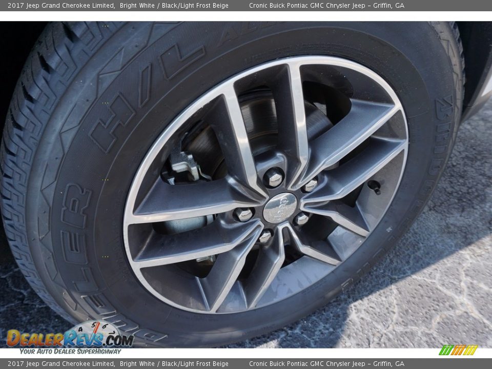 2017 Jeep Grand Cherokee Limited Bright White / Black/Light Frost Beige Photo #21