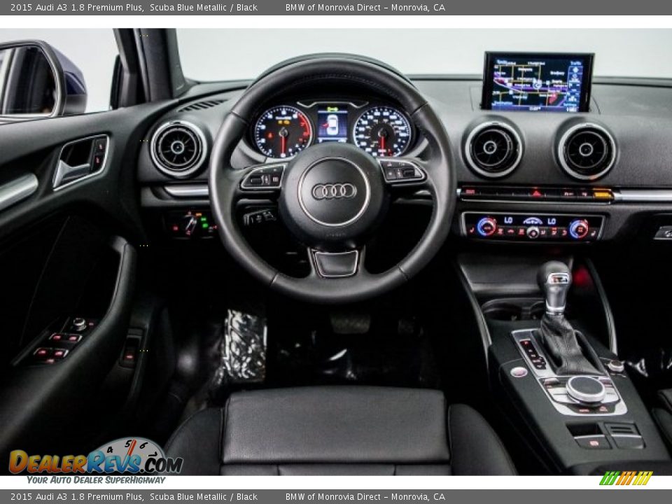 2015 Audi A3 1.8 Premium Plus Scuba Blue Metallic / Black Photo #4