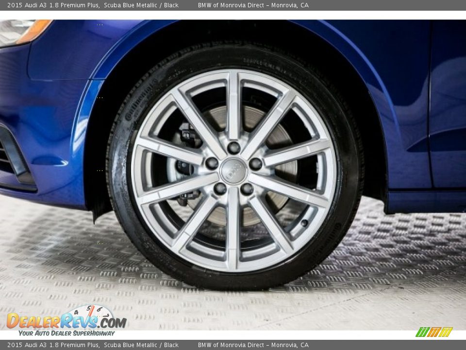 2015 Audi A3 1.8 Premium Plus Scuba Blue Metallic / Black Photo #8
