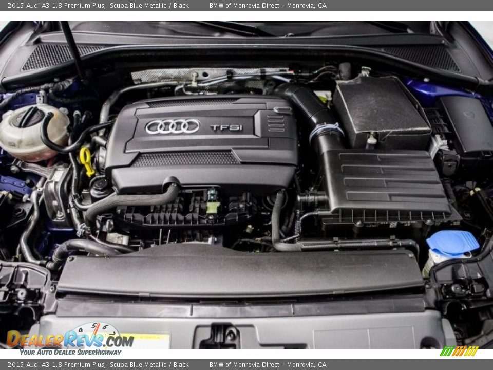 2015 Audi A3 1.8 Premium Plus Scuba Blue Metallic / Black Photo #9