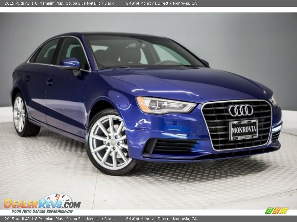 2015 Audi A3 1.8 Premium Plus Scuba Blue Metallic / Black Photo #12