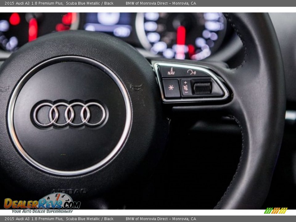 2015 Audi A3 1.8 Premium Plus Scuba Blue Metallic / Black Photo #18
