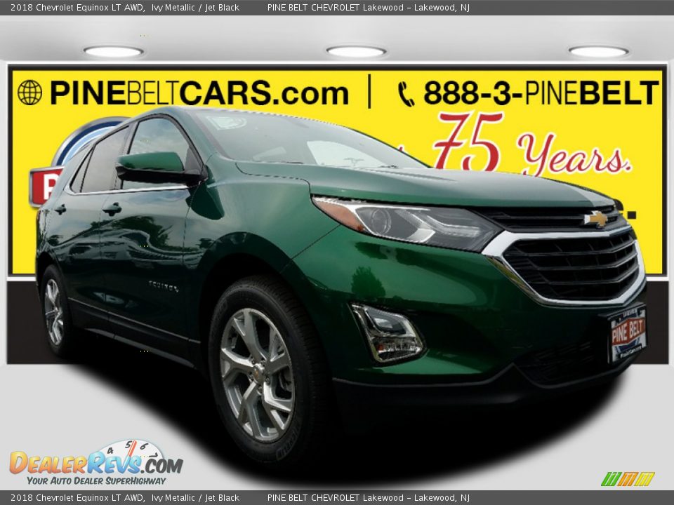 2018 Chevrolet Equinox LT AWD Ivy Metallic / Jet Black Photo #1