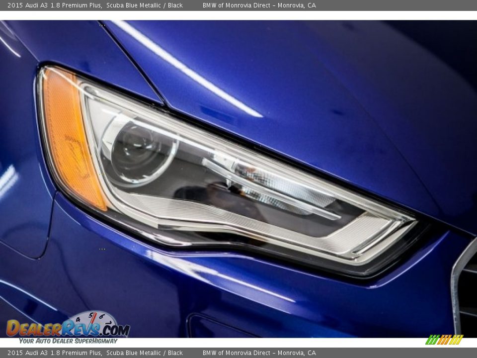 2015 Audi A3 1.8 Premium Plus Scuba Blue Metallic / Black Photo #29