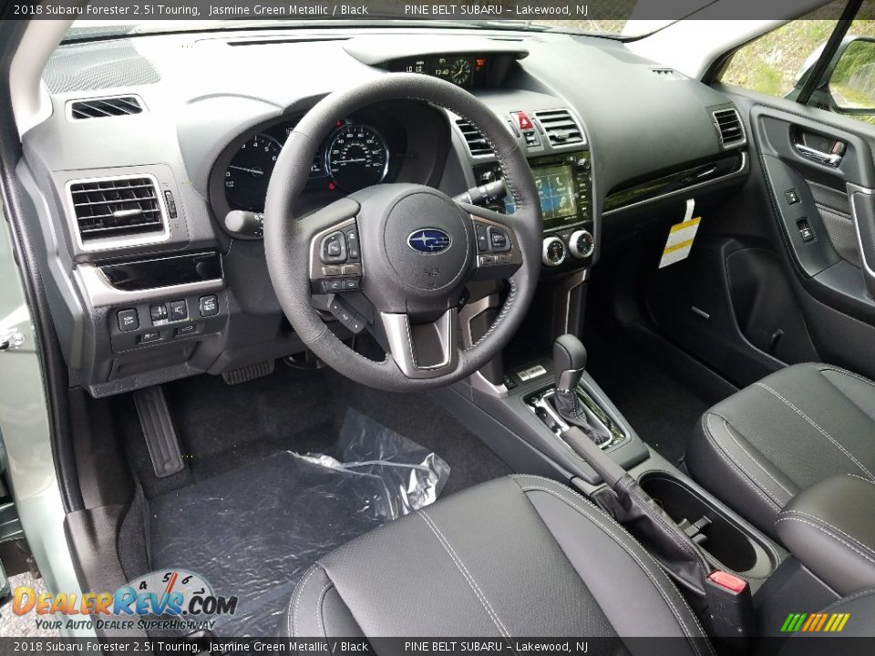 Black Interior - 2018 Subaru Forester 2.5i Touring Photo #8