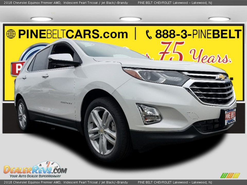 2018 Chevrolet Equinox Premier AWD Iridescent Pearl Tricoat / Jet Black/­Brandy Photo #1