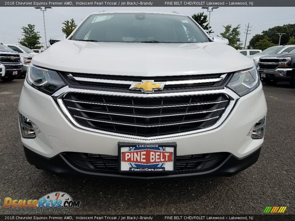 2018 Chevrolet Equinox Premier AWD Iridescent Pearl Tricoat / Jet Black/­Brandy Photo #2