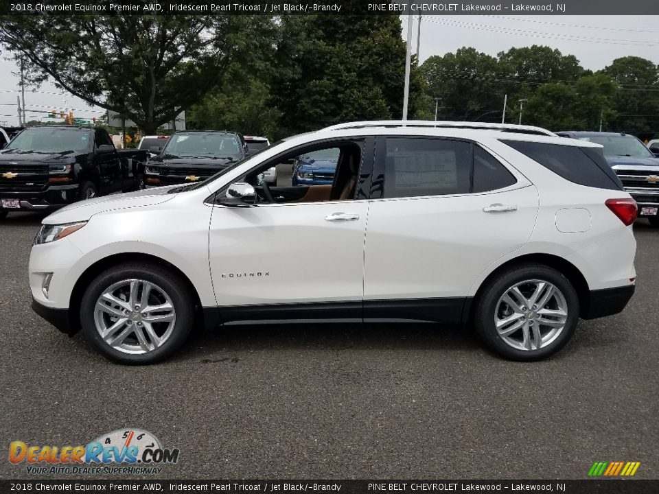 2018 Chevrolet Equinox Premier AWD Iridescent Pearl Tricoat / Jet Black/­Brandy Photo #3