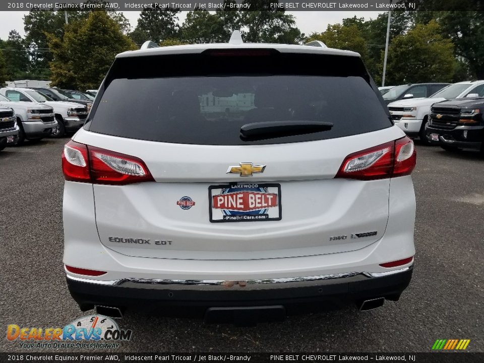 2018 Chevrolet Equinox Premier AWD Iridescent Pearl Tricoat / Jet Black/­Brandy Photo #4