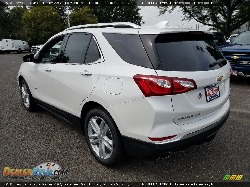 2018 Chevrolet Equinox Premier AWD Iridescent Pearl Tricoat / Jet Black/­Brandy Photo #5