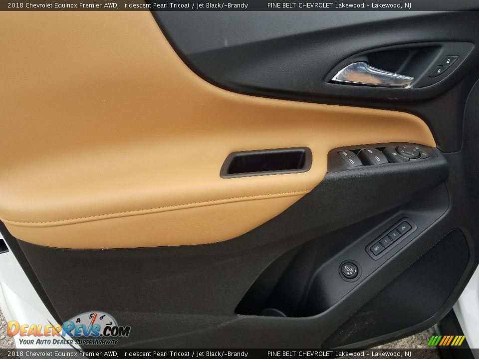 2018 Chevrolet Equinox Premier AWD Iridescent Pearl Tricoat / Jet Black/­Brandy Photo #7