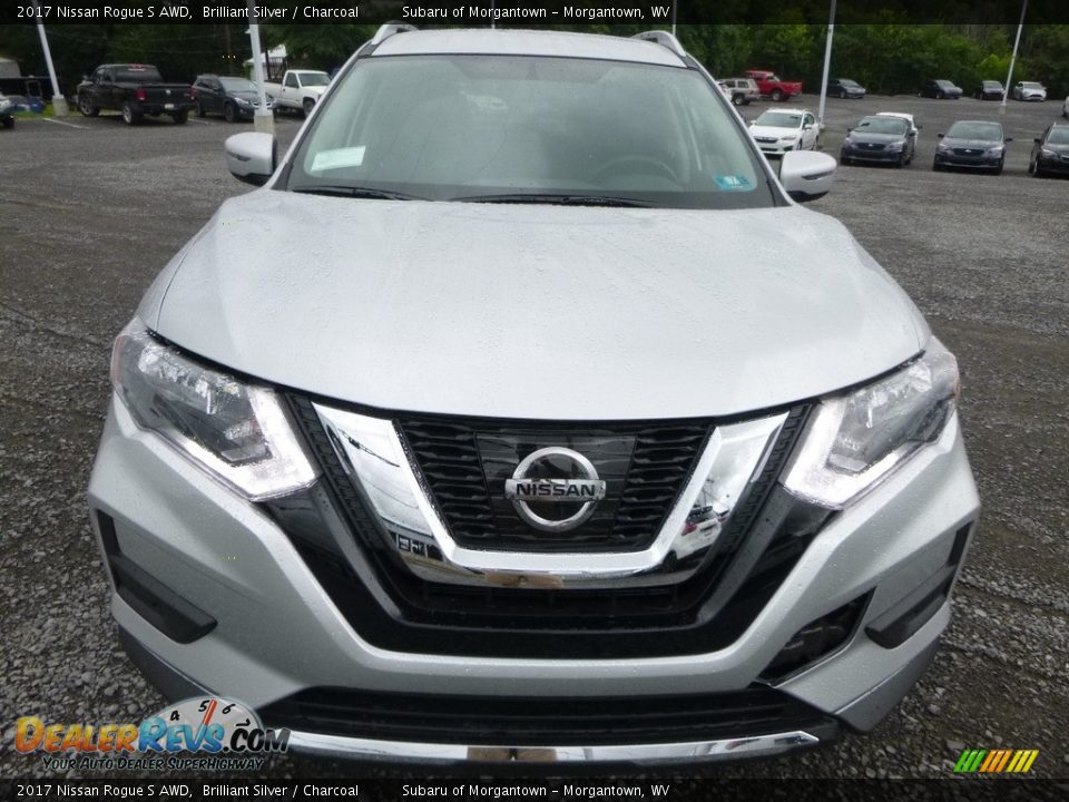 2017 Nissan Rogue S AWD Brilliant Silver / Charcoal Photo #9