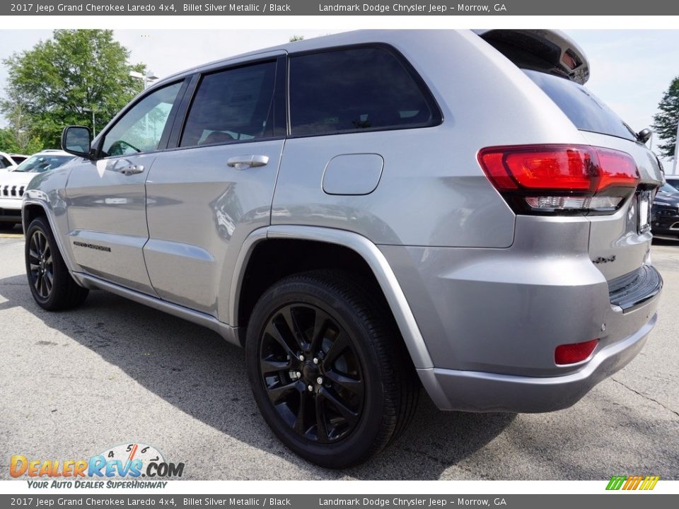 2017 Jeep Grand Cherokee Laredo 4x4 Billet Silver Metallic / Black Photo #2