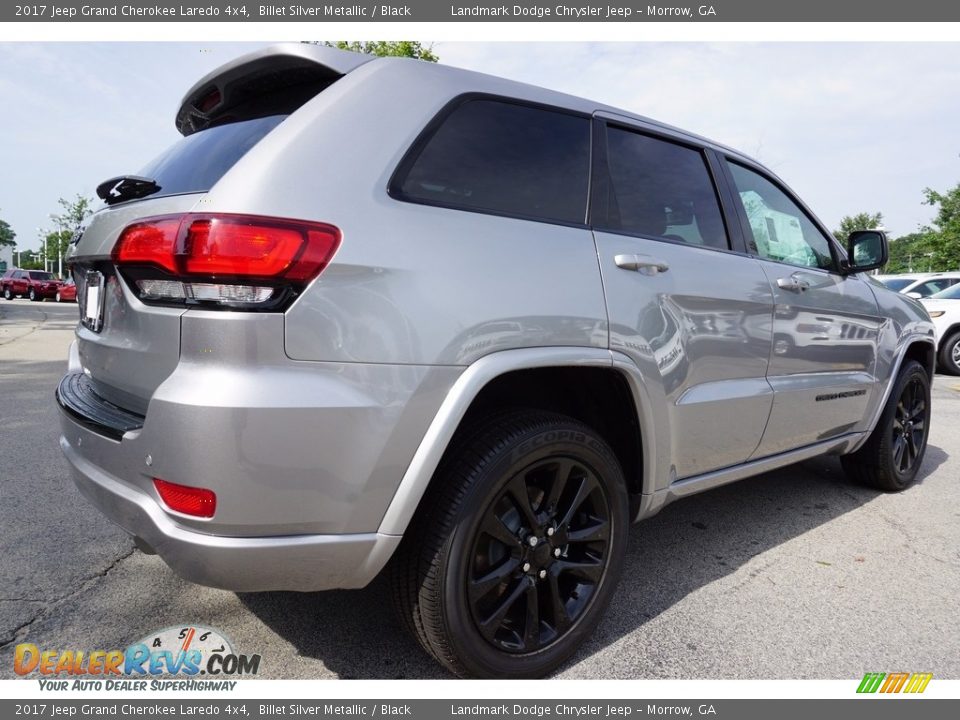 2017 Jeep Grand Cherokee Laredo 4x4 Billet Silver Metallic / Black Photo #3