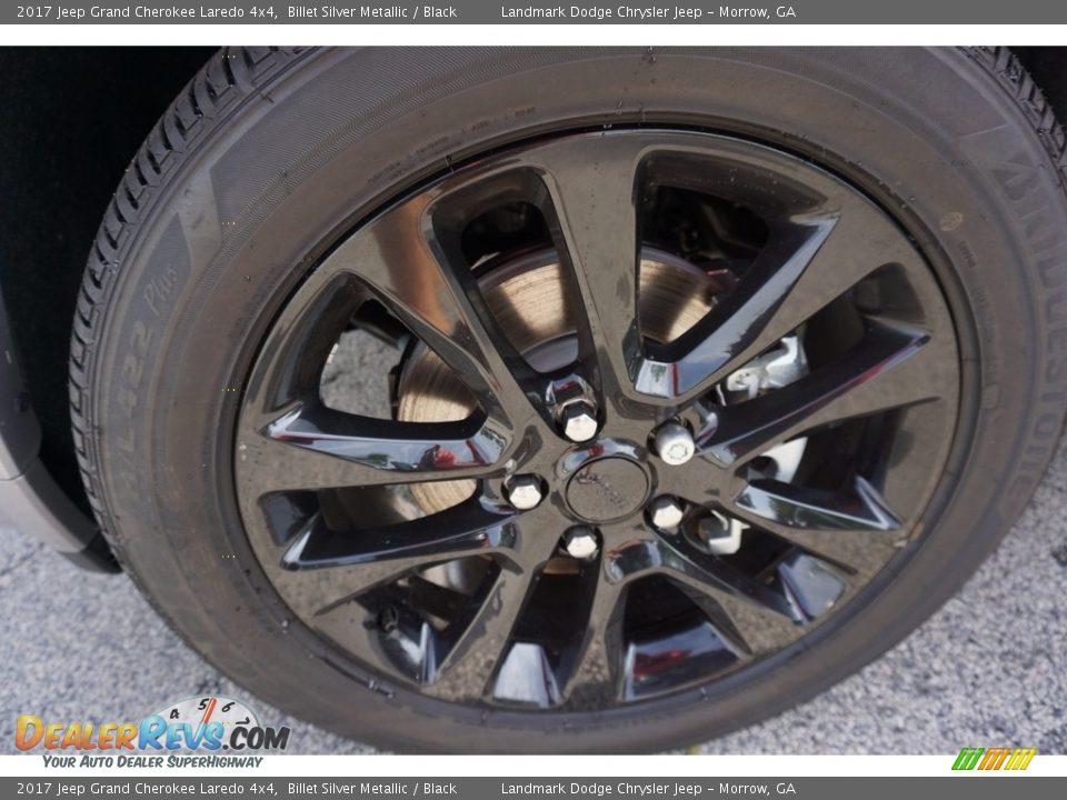 2017 Jeep Grand Cherokee Laredo 4x4 Billet Silver Metallic / Black Photo #5